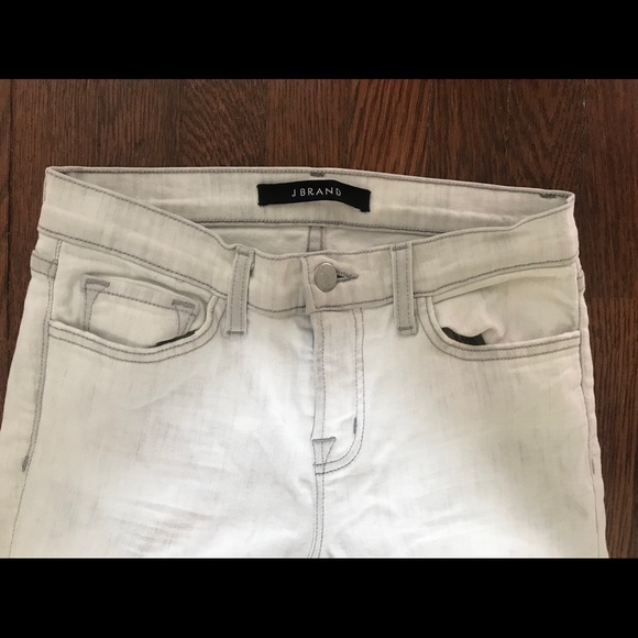J Brand “Rail” Destroyed Mid Rise Skinny Jeans - Picture 2 of 5